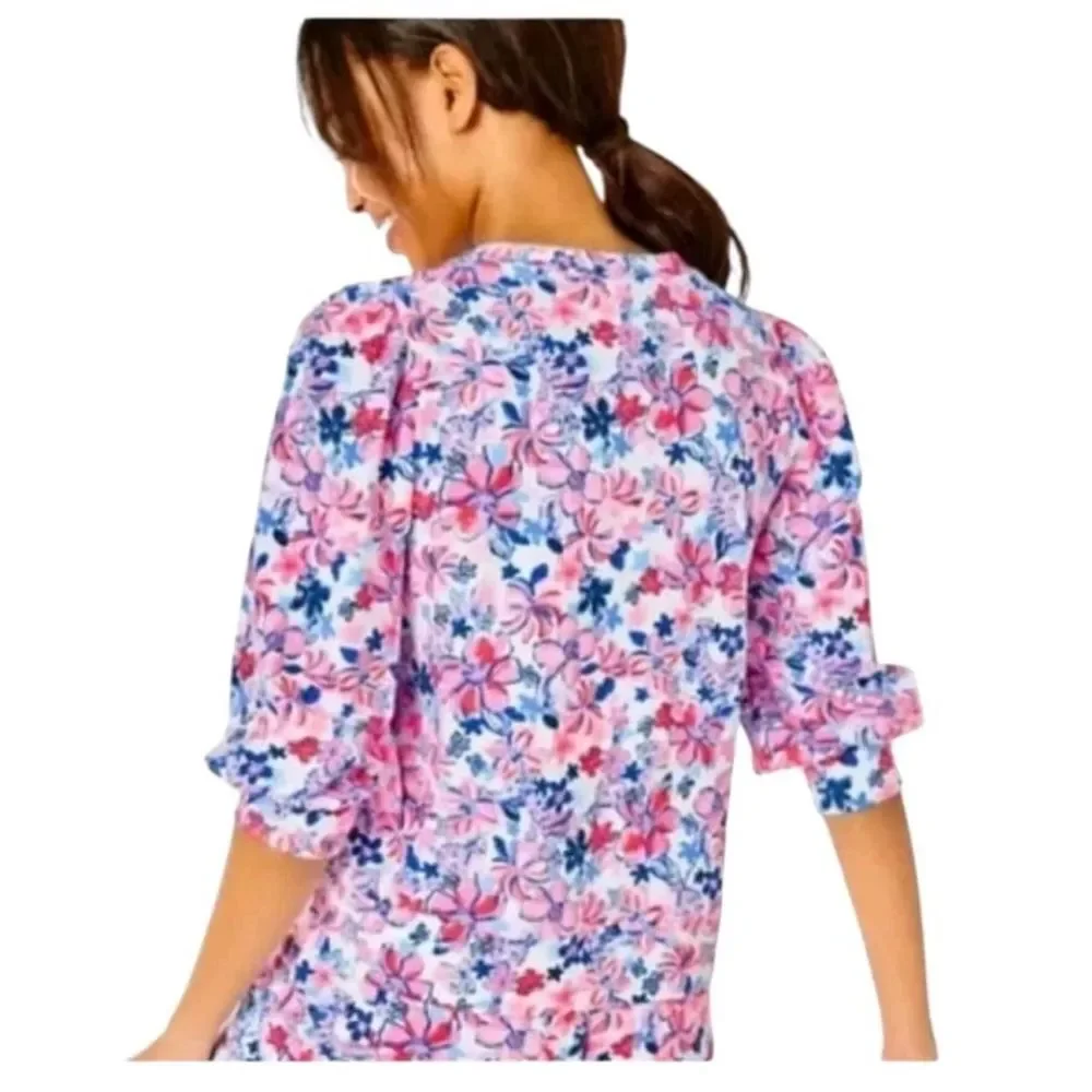 Lilly Pulitzer Women's Corden Sweatshirt sz Small in Party Like A Lobster